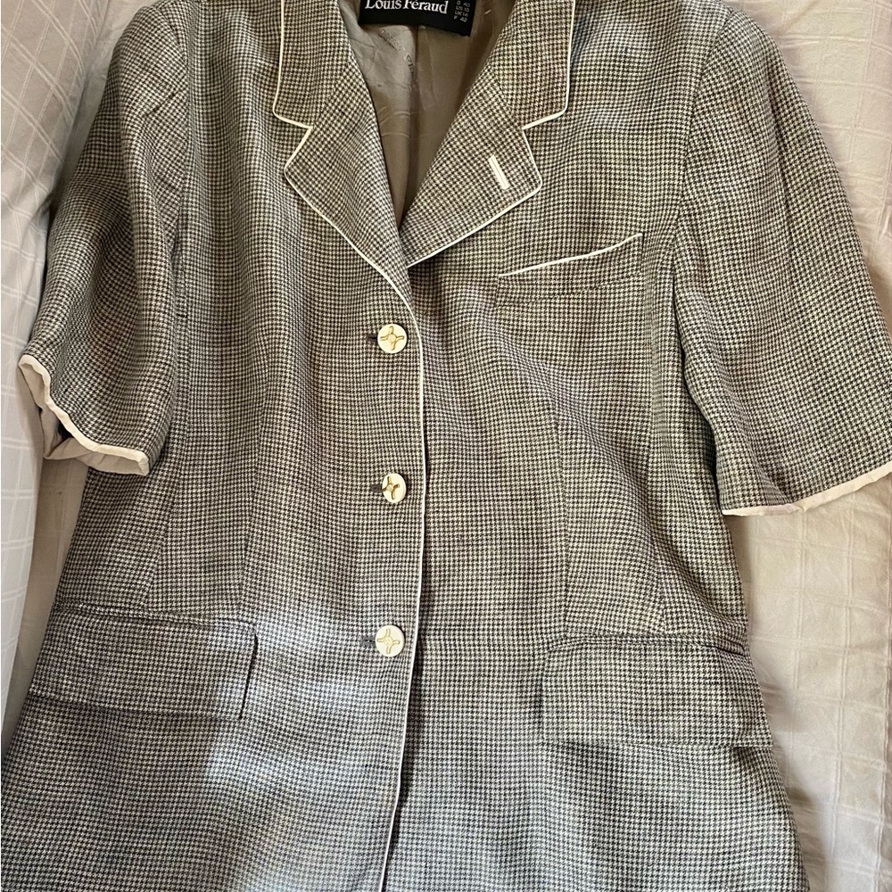 Louis Feraud Women's Checkered Blazer